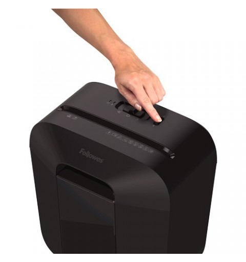 Fellowes Powershred LX25 Aktenvernichter Partikelschnitt-Zerkleinerung Schwarz