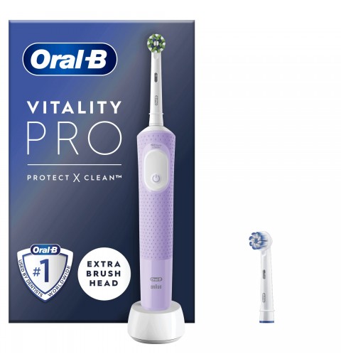 Oral-B Vitality Pro Adult Rotating-oscillating toothbrush Violet