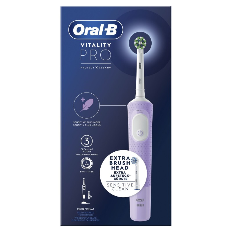 Oral-B Vitality Pro Adult Rotating-oscillating toothbrush Violet