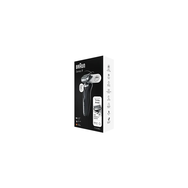 Braun Series 7 71-N1000s Foil shaver Black