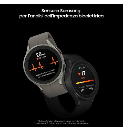 Samsung Galaxy Watch5 Pro 3,56 cm (1.4") Super AMOLED 45 mm Titanio GPS (satélite)