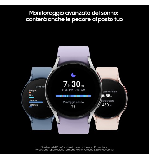 Samsung Galaxy Watch5 3.56 cm (1.4") Super AMOLED 44 mm Blue GPS (satellite)