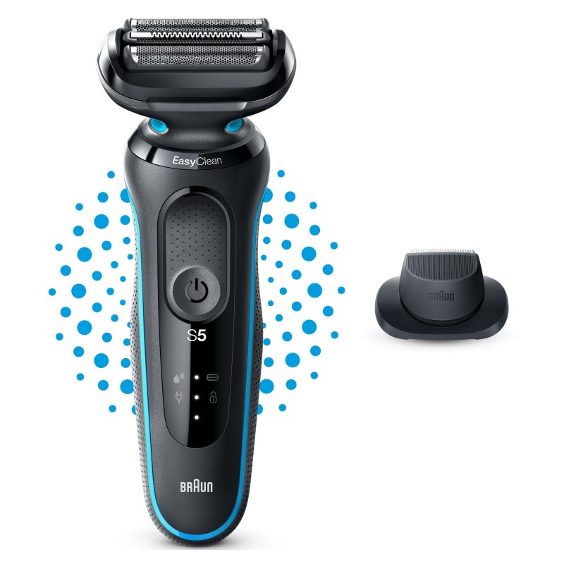 Braun Series 5 51-M1200s Folienschaber Trimmer Schwarz, Blau