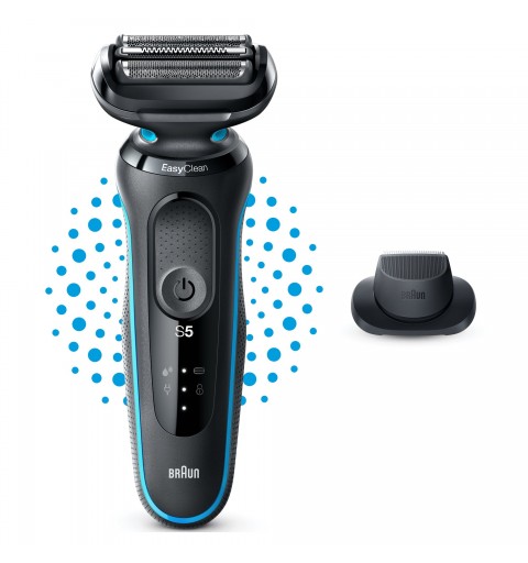 Braun Series 5 51-M1200s Folienschaber Trimmer Schwarz, Blau