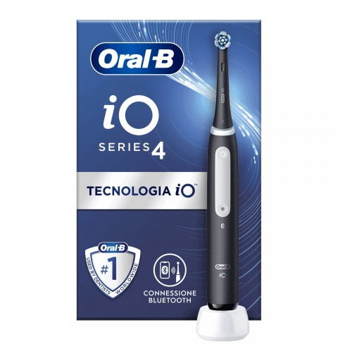 Oral-B iO Series 4 Erwachsener Vibrierende Zahnbürste Schwarz