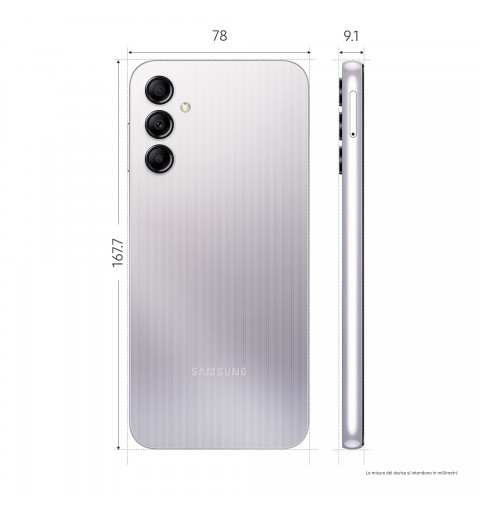 Samsung Galaxy A14 16,8 cm (6.6") Double SIM Android 13 4G USB Type-C 4 Go 128 Go 5000 mAh Argent
