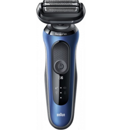 Braun Series 6 61-B1200s Foil shaver Trimmer Black, Blue