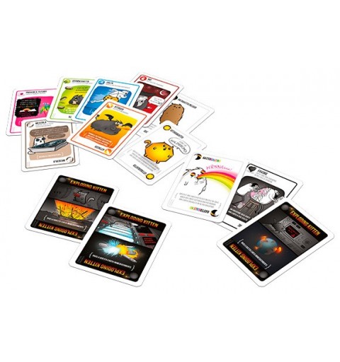 Asmodee Exploding Kittens 15 min Jeu de cartes Jeu de chance