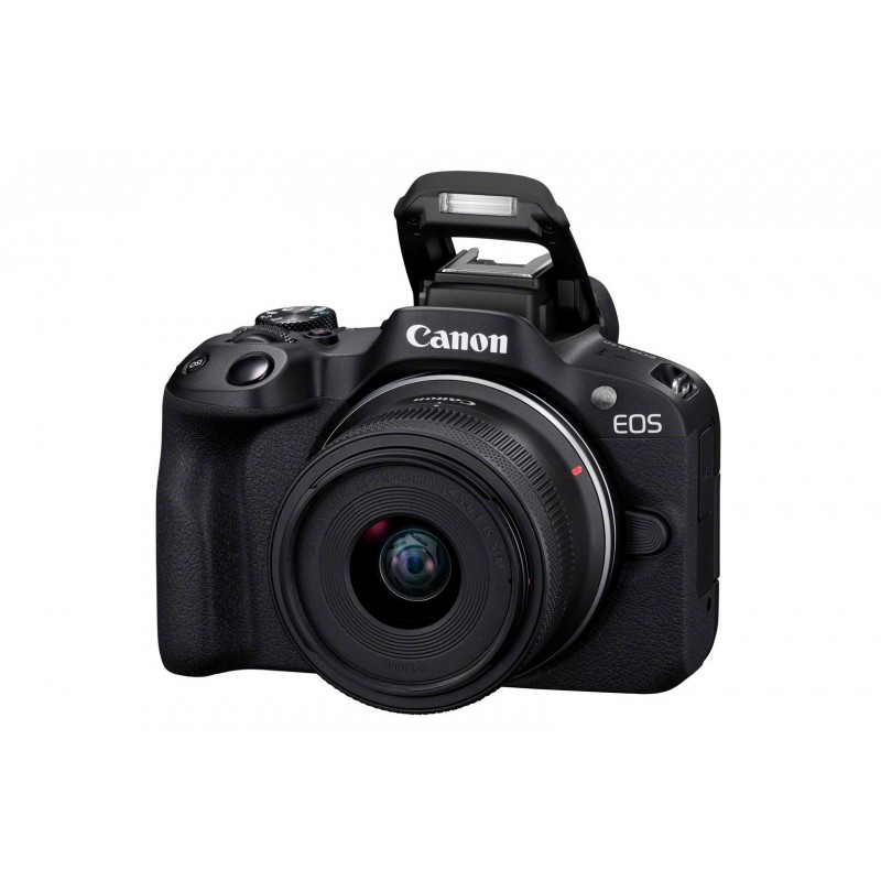 Canon EOS R50, Black + RF-S 18-45mm F4.5-6.3 IS STM Kit MILC 24,2 MP CMOS 6000 x 4000 Pixel Nero