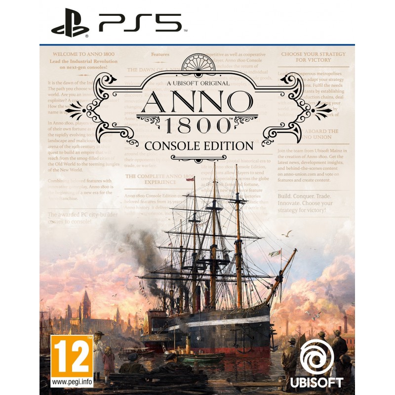 Ubisoft Anno 1800 Console Edition Standard Italian PlayStation 5