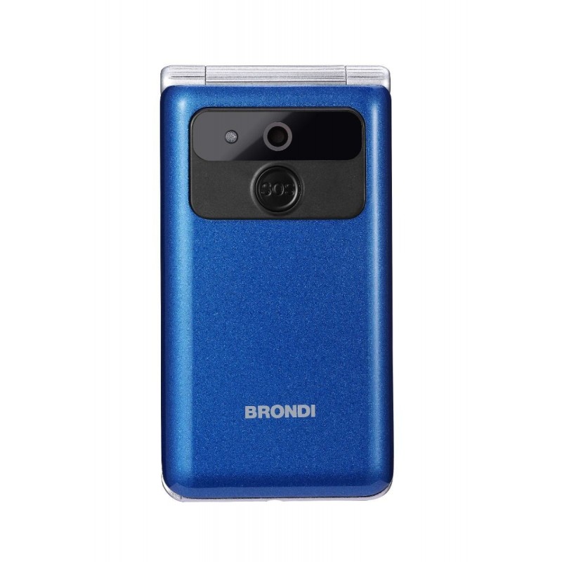 Brondi Amico Prezioso 7,11 cm (2.8") Bleu Téléphone pour seniors