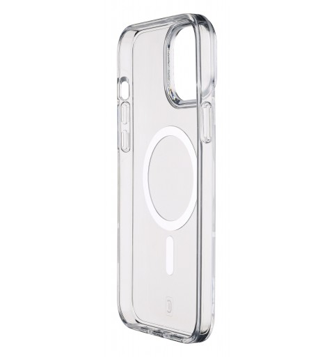 Cellularline Gloss Mag mobile phone case 15.5 cm (6.1") Cover Transparent, White