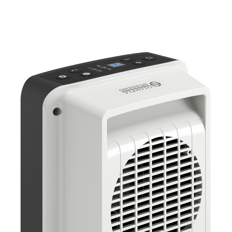 Olimpia Splendid Caldo Trendy Intérieure Noir, Blanc 1800 W Chauffage de ventilateur électrique