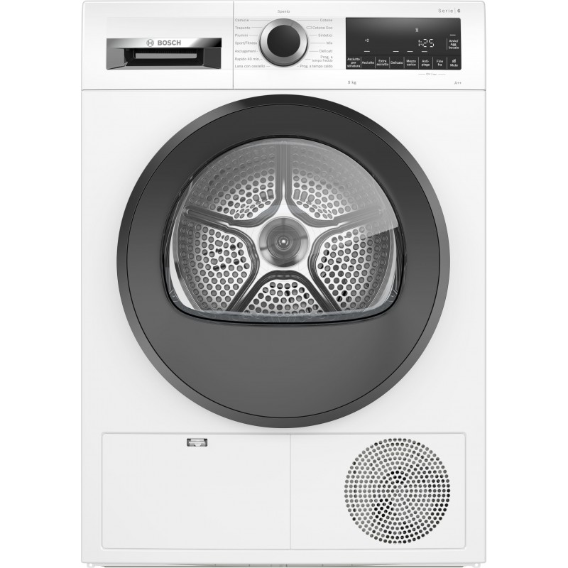 Bosch Serie 6 Asciugatrice a pompa di calore , 9 kg, Cl. A++, con filtro EasyClean