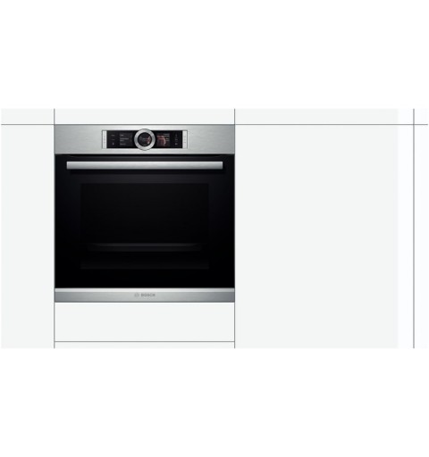 Bosch HSG636ES1 horno 71 L 3600 W A+ Acero inoxidable