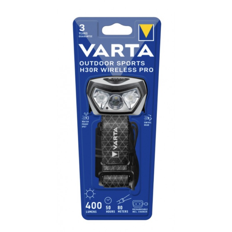 Varta 18650 101 401 Taschenlampe Schwarz Stirnband-Taschenlampe LED