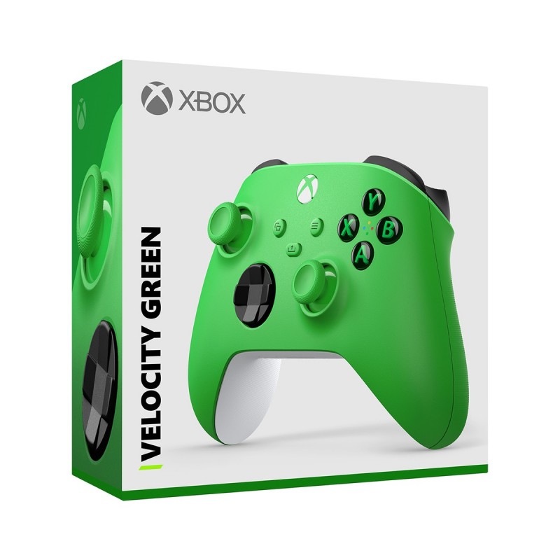 Microsoft Xbox Wireless Vert Bluetooth Manette de jeu Analogique Numérique Android, PC, Xbox One, Xbox Series S, Xbox Series X,