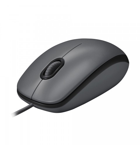 Logitech M100 ratón Ambidextro USB tipo A Óptico 1000 DPI