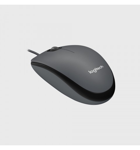 Logitech M100 ratón Ambidextro USB tipo A Óptico 1000 DPI