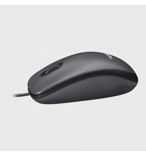 Logitech M100 ratón Ambidextro USB tipo A Óptico 1000 DPI