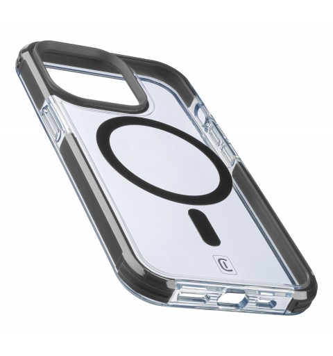 Cellularline Tetra Force Strong Guard Mag coque de protection pour téléphones portables 15,5 cm (6.1") Housse Noir, Transparent