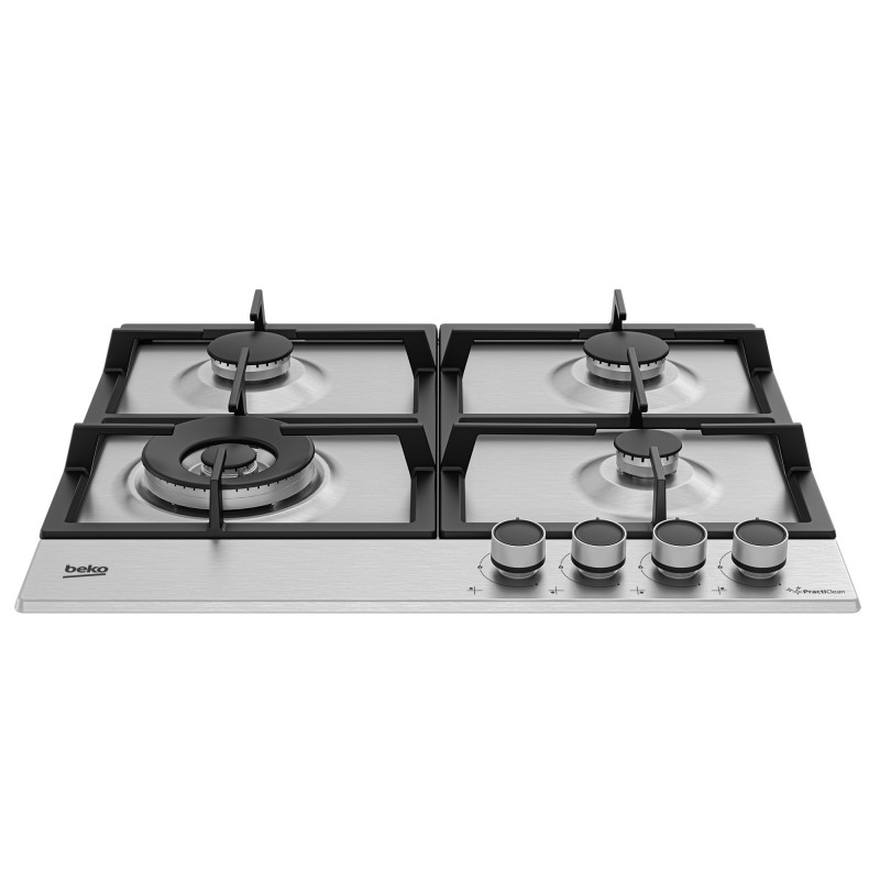 Beko HIAW64225SXE Stainless steel Built-in 58 cm Gas 4 zone(s)