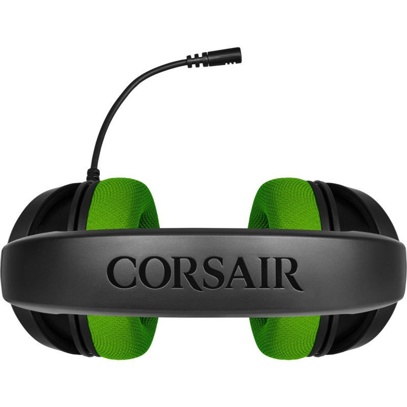 Corsair HS35 Casque Avec fil Arceau Jouer Noir, Vert