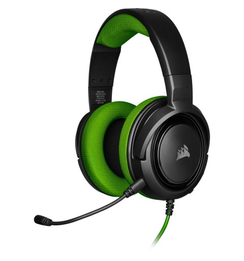 Corsair HS35 Casque Avec fil Arceau Jouer Noir, Vert