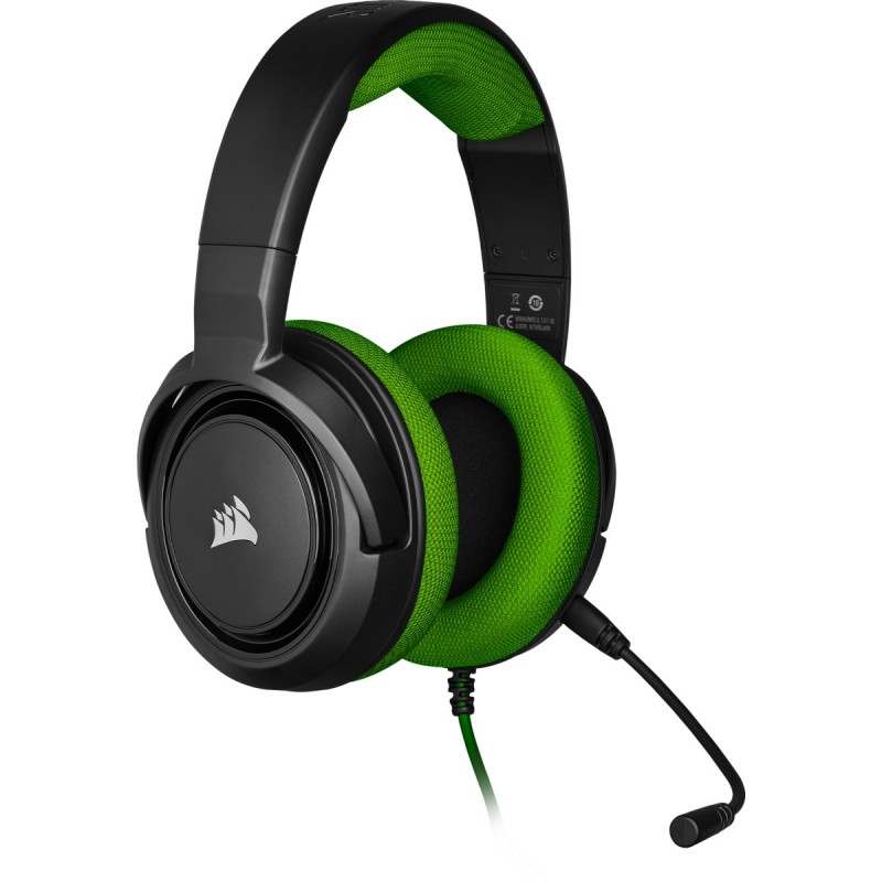 Corsair HS35 Headset Wired Head-band Gaming Black, Green