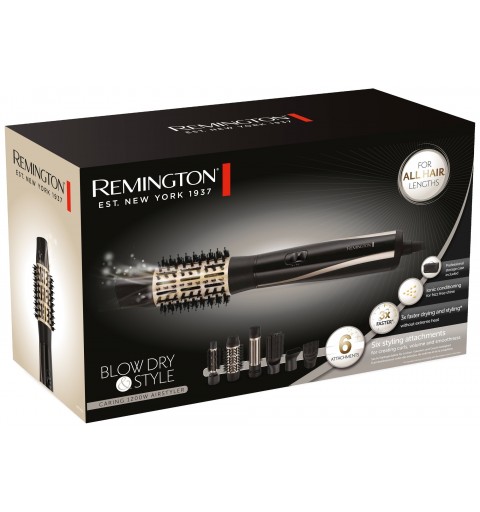 Remington AS7700 Cepillo de aire caliente Negro 1200 W 3 m