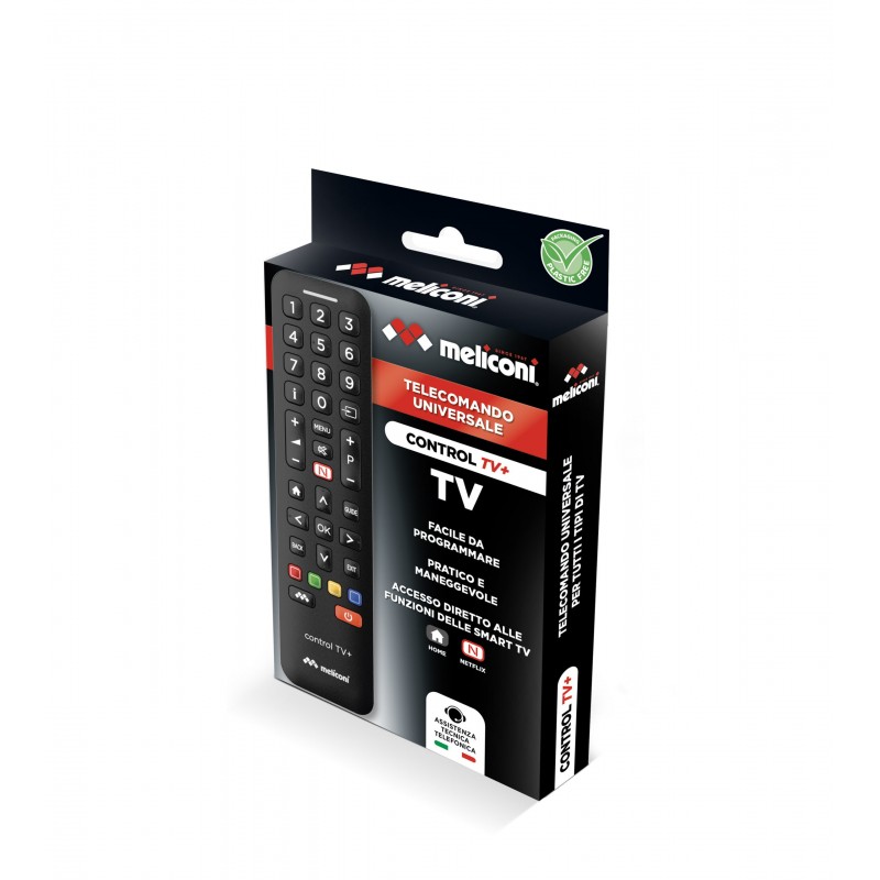 Meliconi Control TV+ Fernbedienung IR Wireless Drucktasten