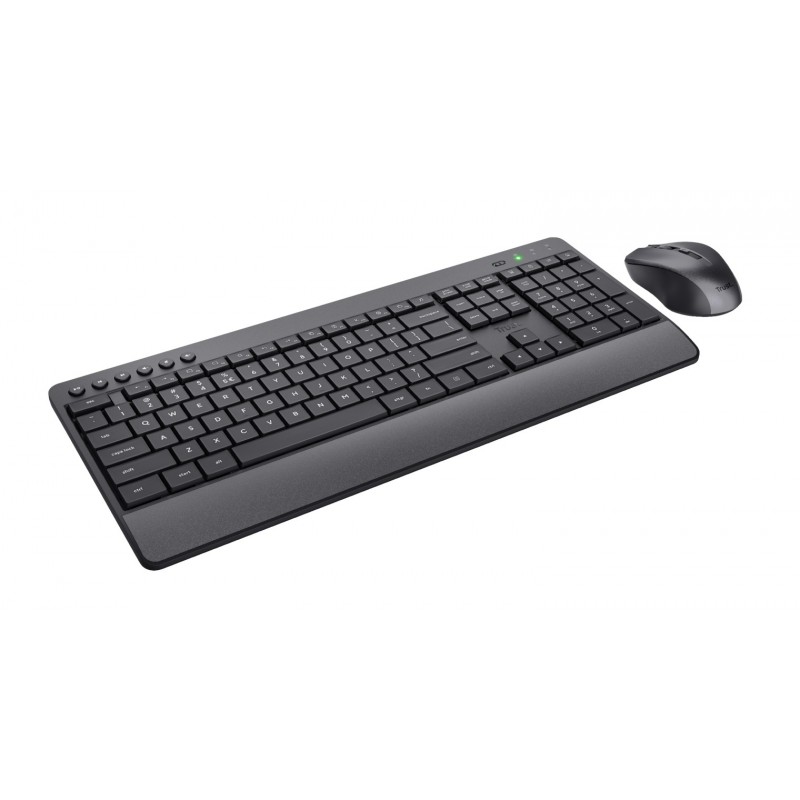 Trust Trezo Tastatur Maus enthalten RF Wireless QWERTY Italienisch Schwarz