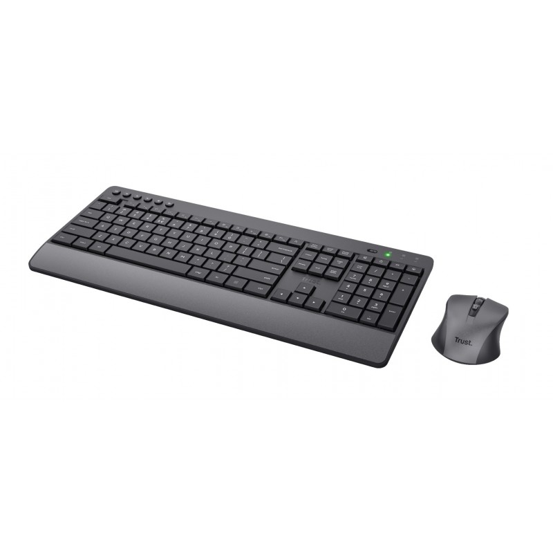 Trust Trezo Tastatur Maus enthalten RF Wireless QWERTY Italienisch Schwarz