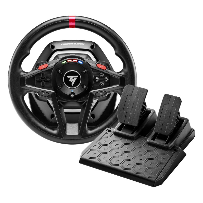 Thrustmaster T128 Negro USB Volante + Pedales Analógico PC, PlayStation 4, PlayStation 5