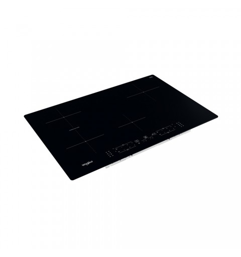 Whirlpool WB B4877 NE Noir Intégré (placement) 77 cm Plaque avec zone à induction 4 zone(s)