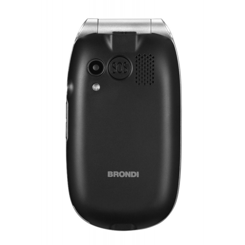 Brondi Amico Comfort 7.11 cm (2.8") Black, Silver Senior phone