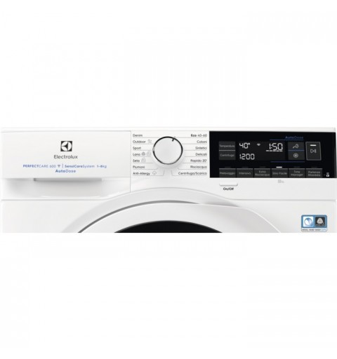 Electrolux EW6F384YQ lavadora Carga frontal 8 kg 1351 RPM A Blanco