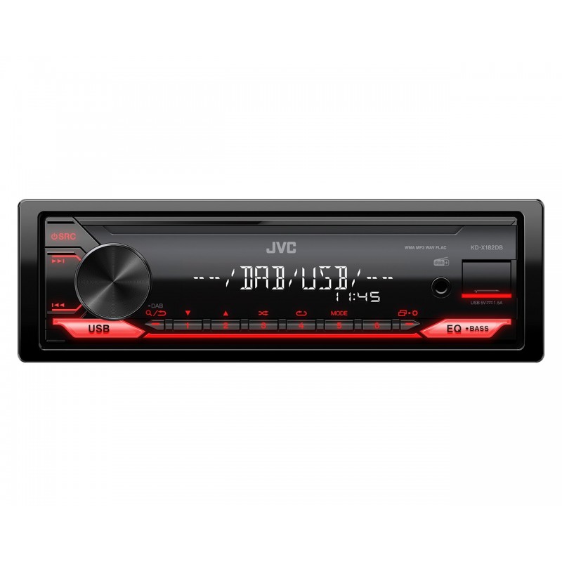 JVC KD-X182DB Auto Media-Receiver Schwarz 200 W Bluetooth