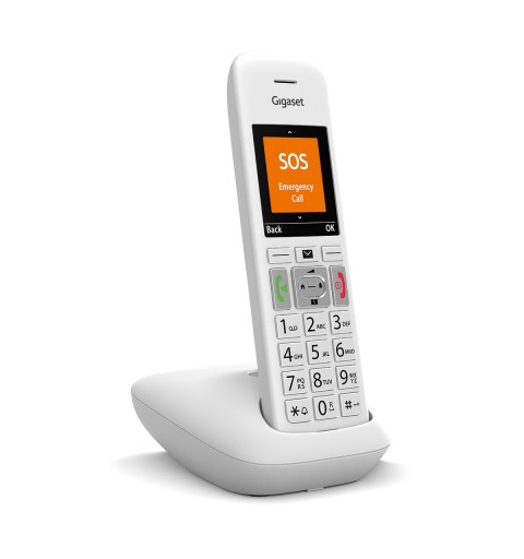 Gigaset E390 Telefono analogico DECT Identificatore di chiamata Bianco