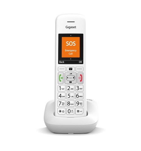 Gigaset E390 Telefono analogico DECT Identificatore di chiamata Bianco