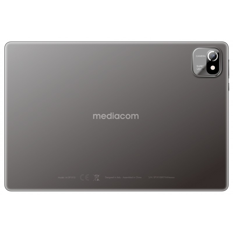 Mediacom SmartPad X10 4G LTE-FDD 32 GB 25,6 cm (10.1 Zoll) Spreadtrum 2 GB Android 12 Go edition Schwarz