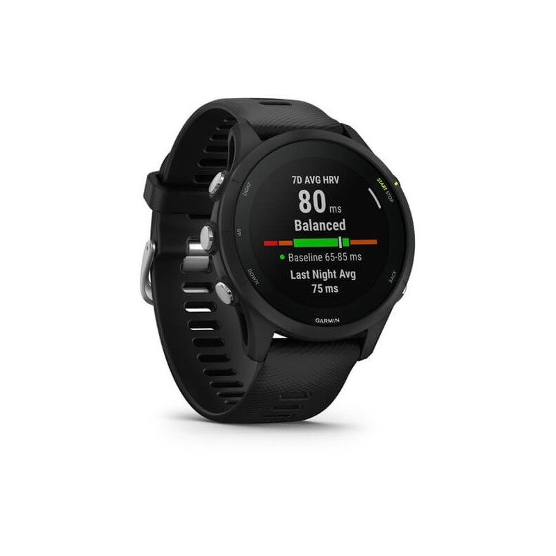 Garmin Forerunner 255 Music 3.3 cm (1.3") MIP 46 mm Black GPS (satellite)