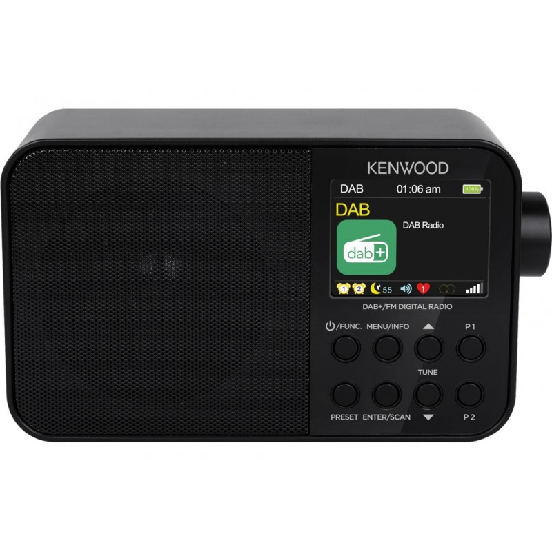 Kenwood CR-M30DAB-B Portatile Digitale Nero