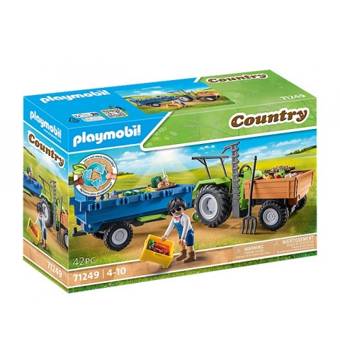 Playmobil Country Traktor mit Hänger