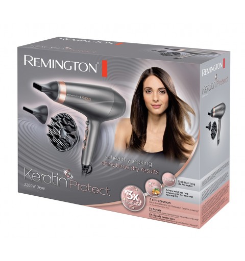 Remington AC8820 hair dryer 2200 W Silver