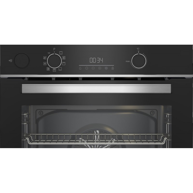 Beko BBIS13300XPE Backofen 71 l 3400 W A+ Schwarz, Edelstahl