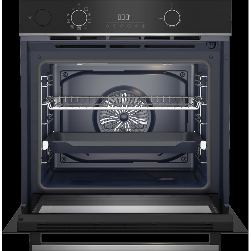 Beko BBIS13300XPE Backofen 71 l 3400 W A+ Schwarz, Edelstahl