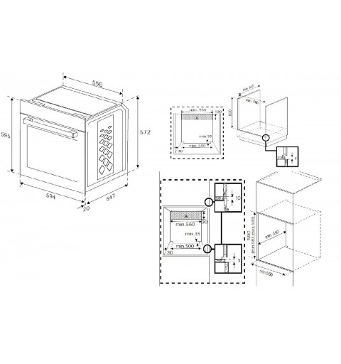 Beko BBIS13300XPE Backofen 71 l 3400 W A+ Schwarz, Edelstahl