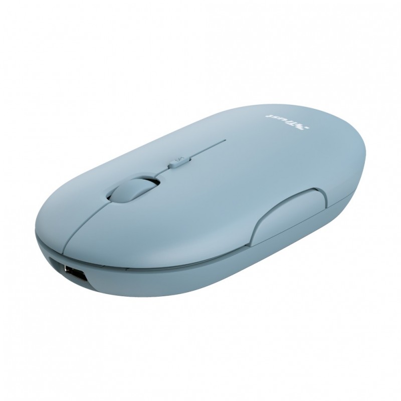 Trust Puck mouse Ambidextrous RF Wireless + Bluetooth 1600 DPI