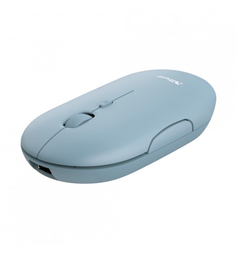 Trust Puck mouse Ambidestro RF senza fili + Bluetooth 1600 DPI